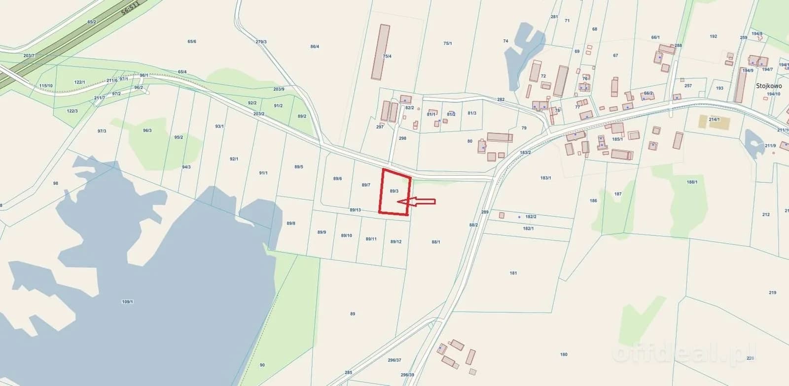 Grundstück zum Verkauf in Stojkowo | 2.839 m²