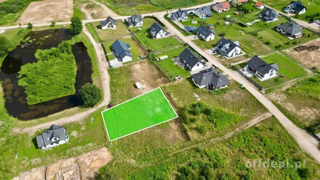 Gajewo | działka budowlana 1000 m2 pod dom jedn.