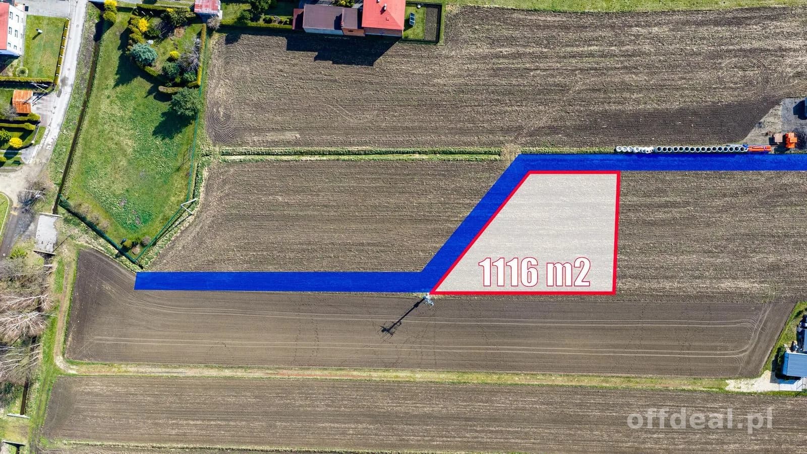 Фото 3: Ділянка, 1116 m², Paniówki
