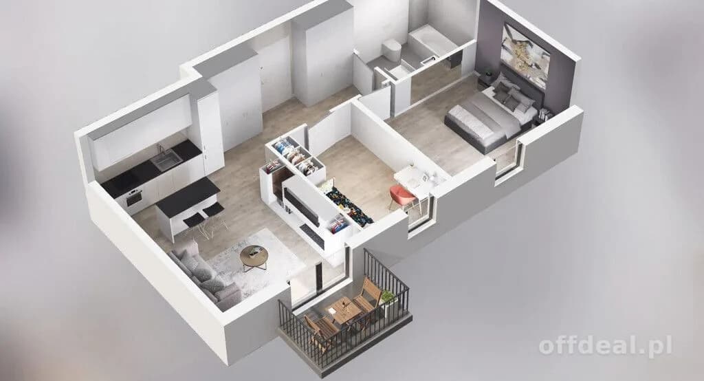 Zdjęcie 7: Mieszkanie, 3 pokoje, 57 m², Kraków