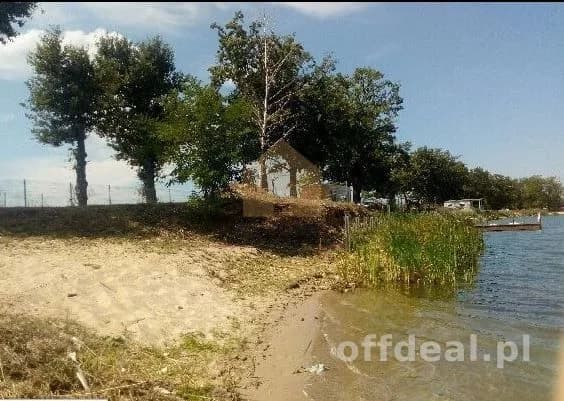 Działka rekreacyjna / Ogrodzenie /Linia brzegowa