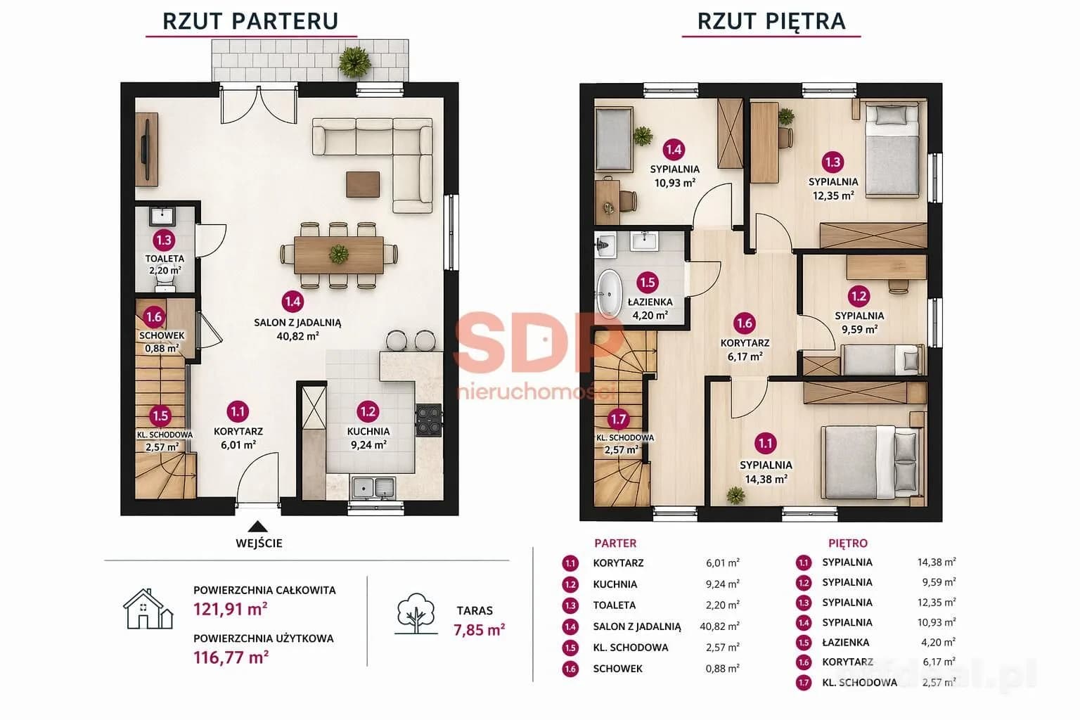 5-Zimmer Haus zum Verkauf in Brzezina | 121,91 m²