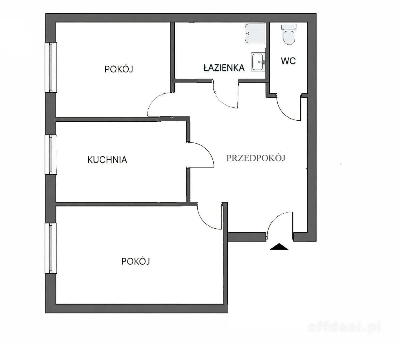 appartement à vendre à Kołobrzeg, Podczele | 2 pièces | 45,36 m²