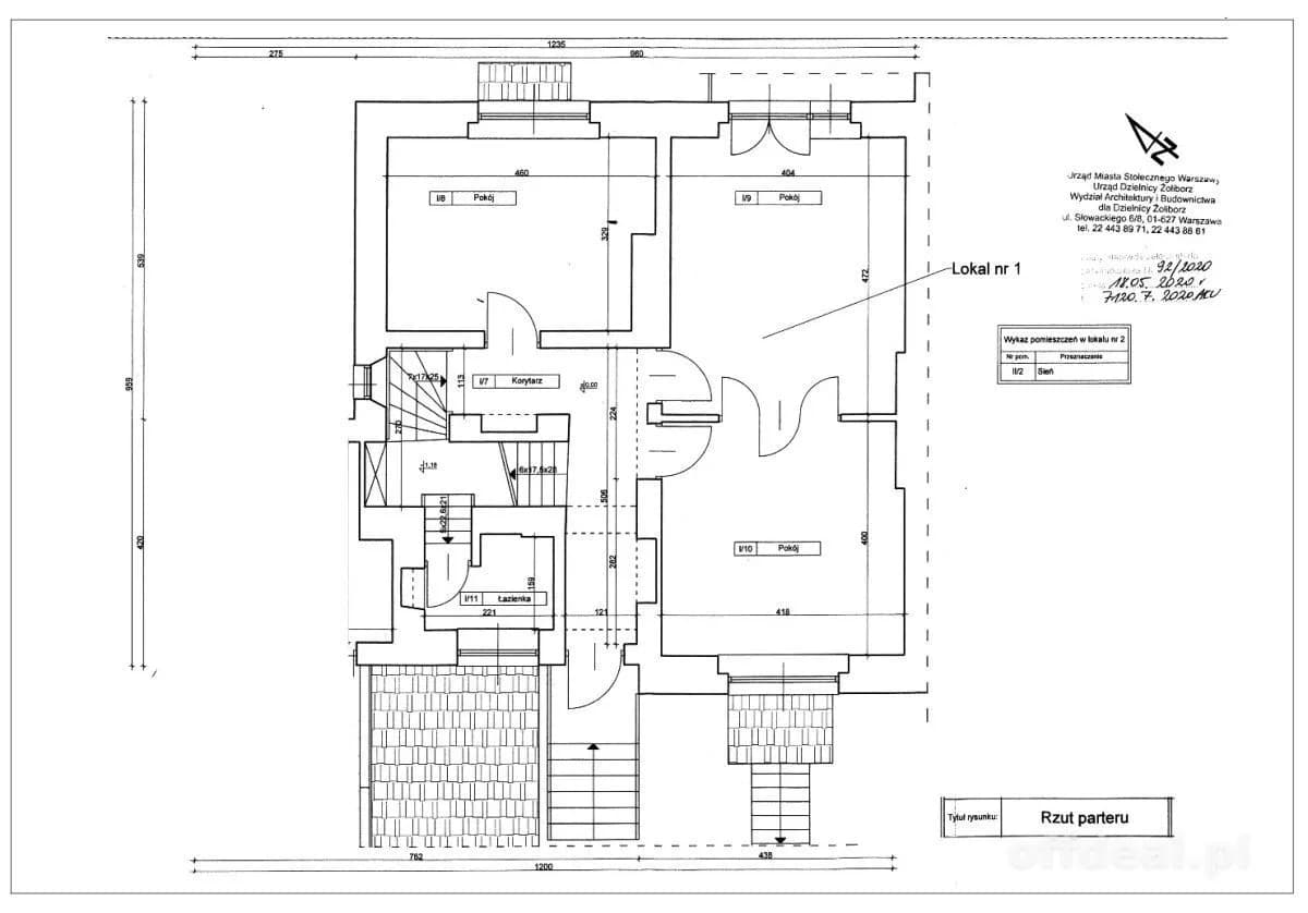Stary Żoliborz | Prywatny ogród 308,5 m² | ~ 120 m