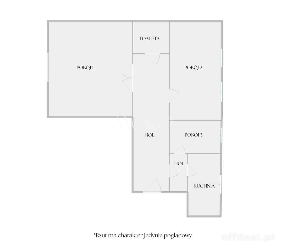3-Zimmer Wohnung zur Miete in Warszawa, Śródmieście, Śródmieście Południowe | 69 m²
