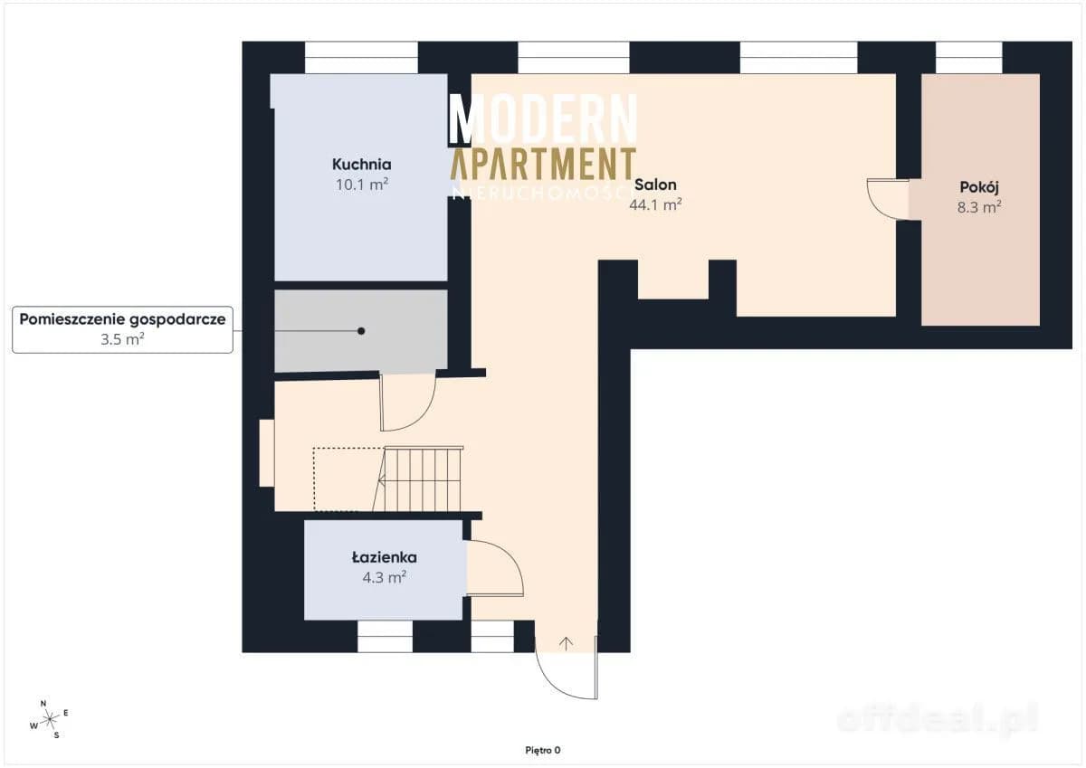 3-Zimmer Wohnung zum Verkauf in Jelenia Góra | 80 m²