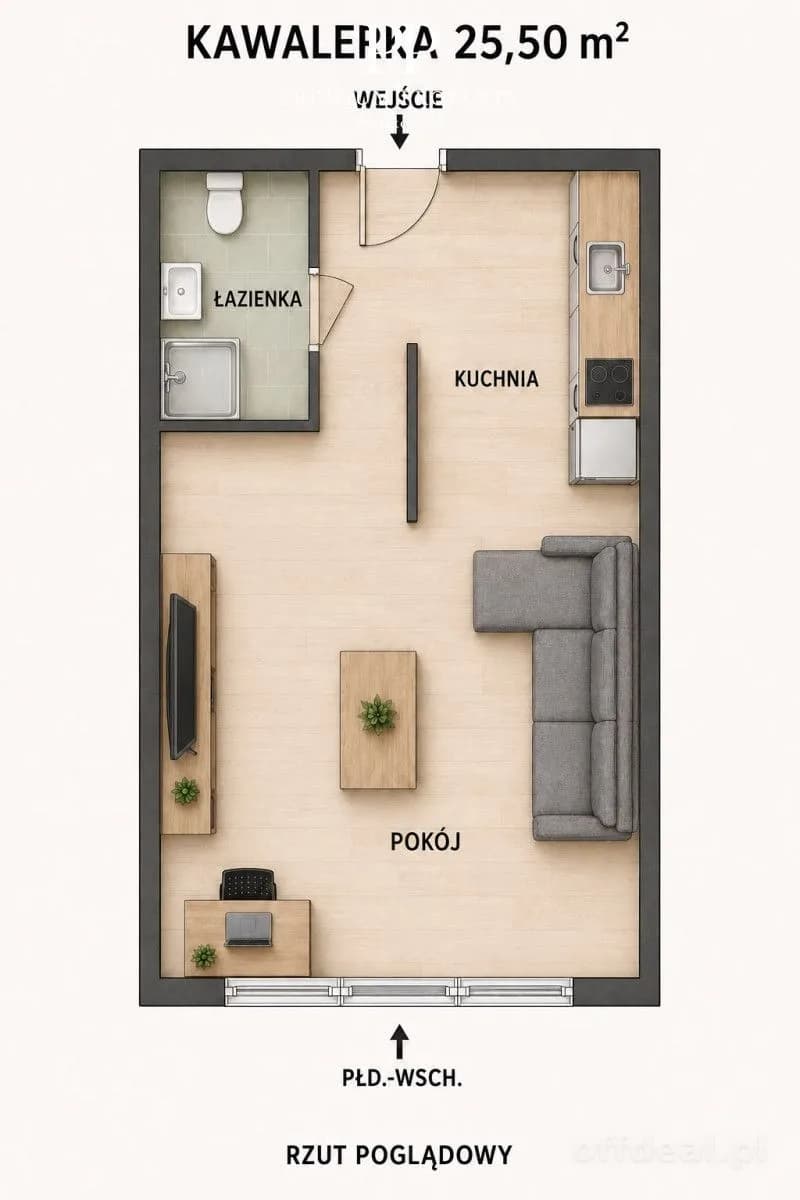 Zdjęcie 4: Mieszkanie, 1 pokoje, 26 m², Bydgoszcz
