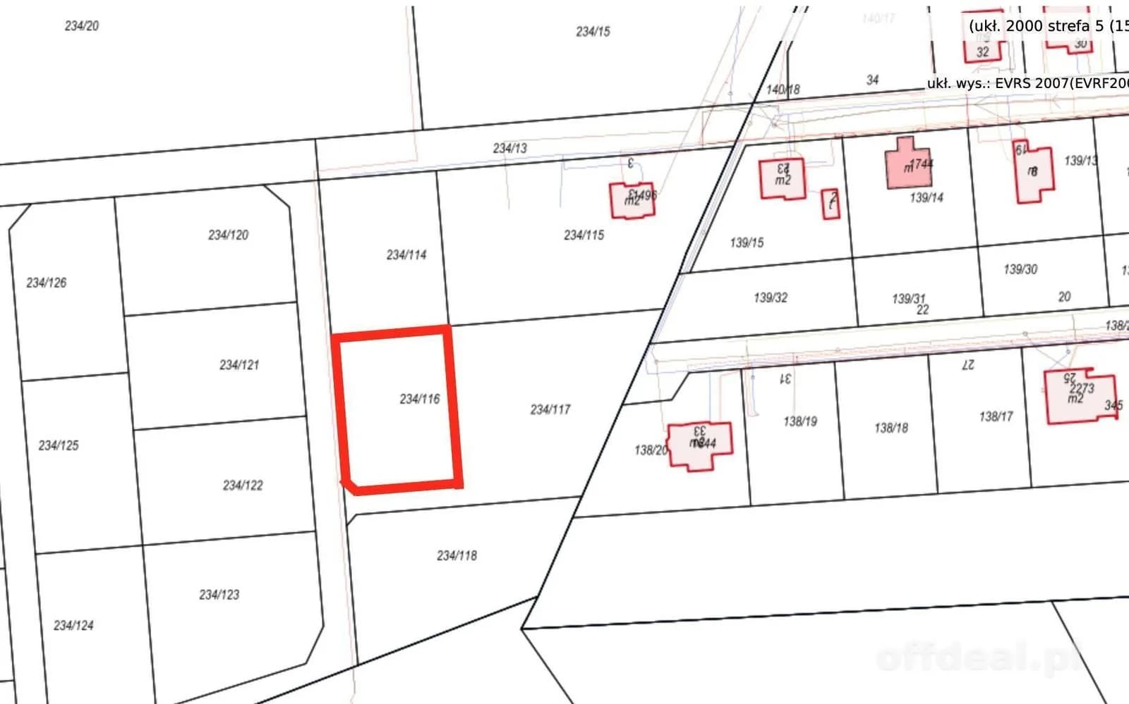 plot for sale in Dźwirzyno | 1,562 m²