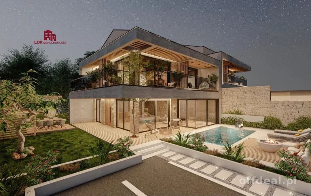 Nowoczesna willa na ekskluzywnym osiedlu na Istrii