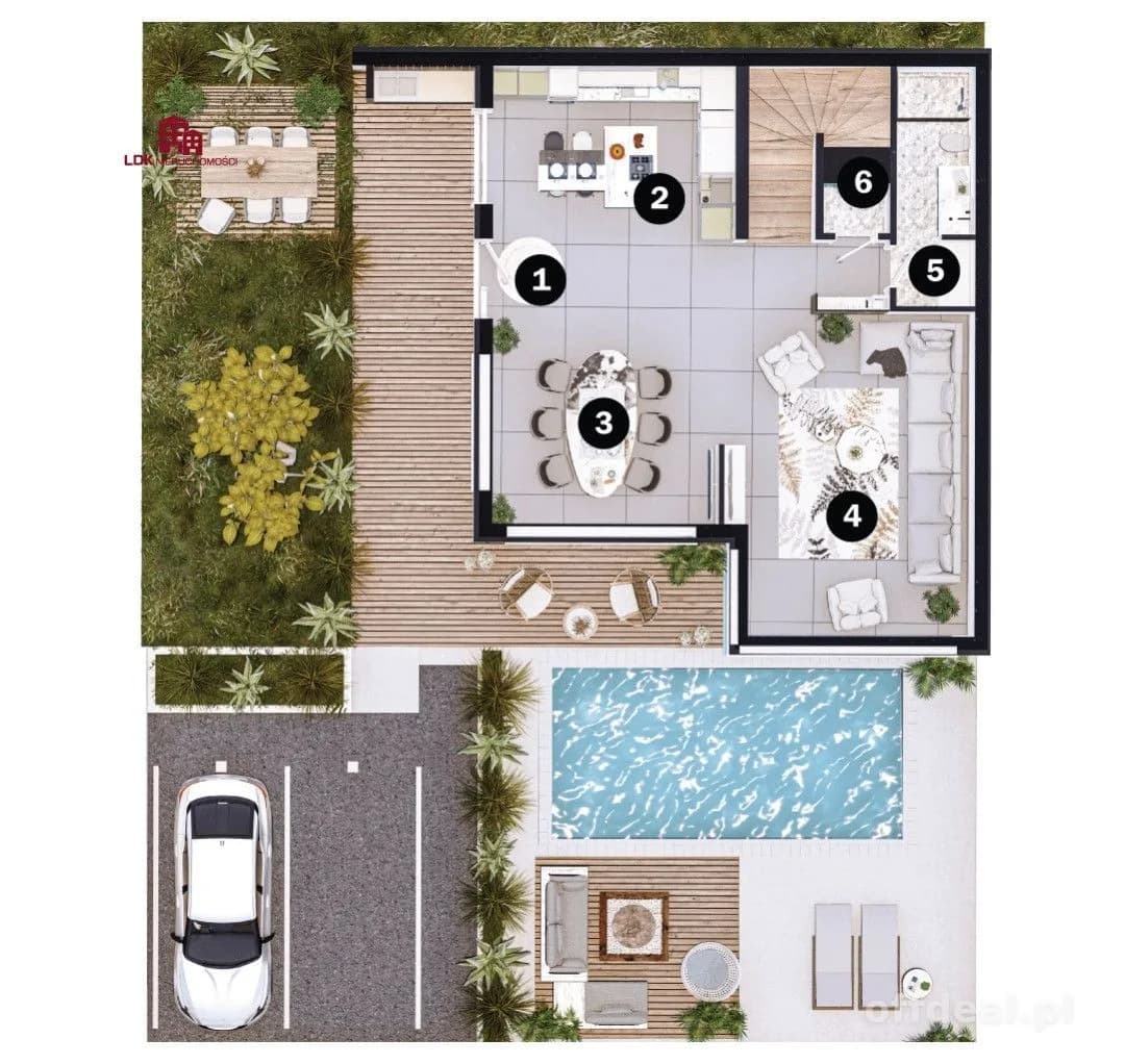 Nowoczesna willa na ekskluzywnym osiedlu na Istrii