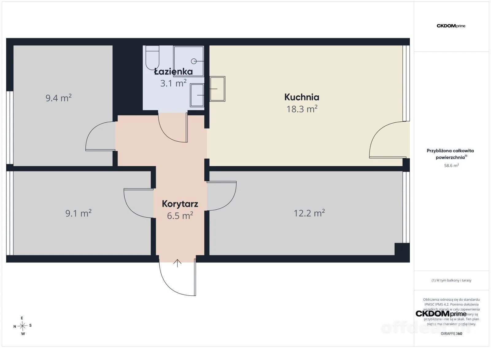 Photo 14: Appartement, 4 rooms, 64 m², Kielce