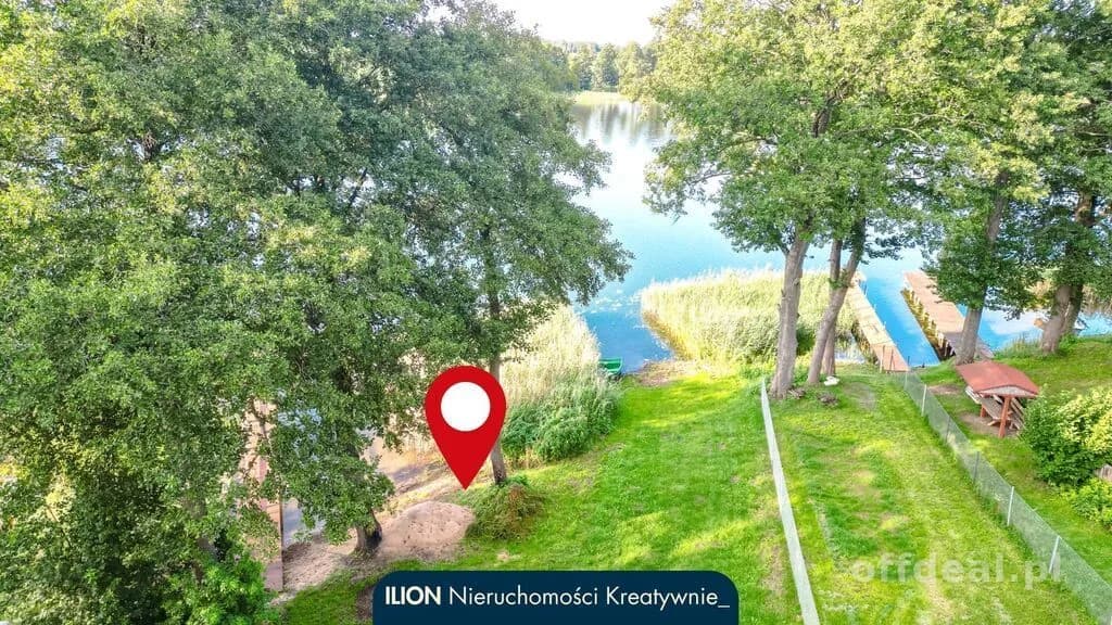 Działka 1016 m2 z prywatnym dostępem do jeziora