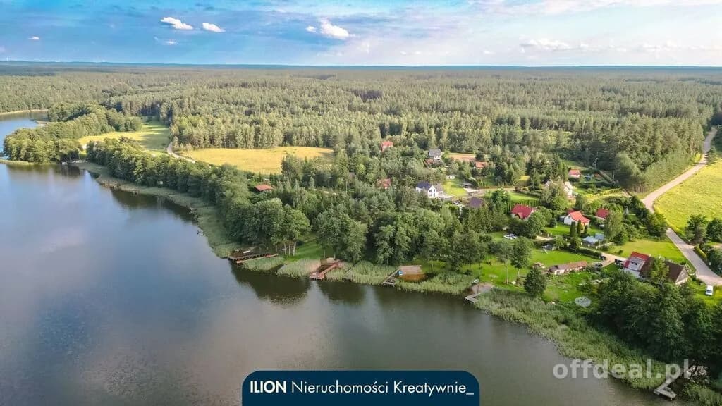 Działka 1016 m2 z prywatnym dostępem do jeziora