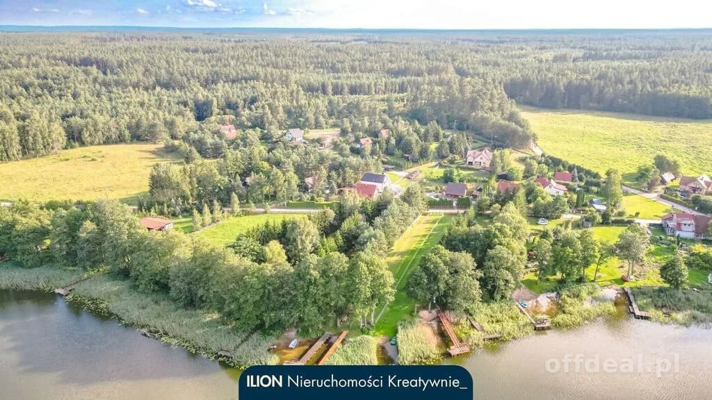 Działka 1016 m2 z prywatnym dostępem do jeziora