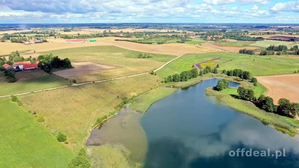 Działka bud. 2,1 ha z linią brzegową jeziora Mamry