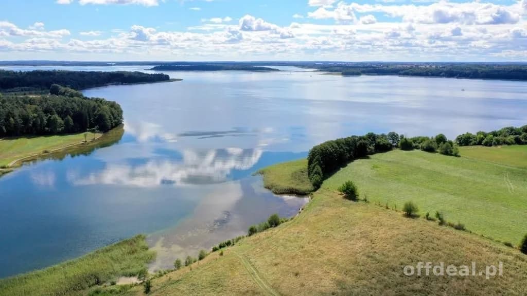 Działka bud. 2,1 ha z linią brzegową jeziora Mamry