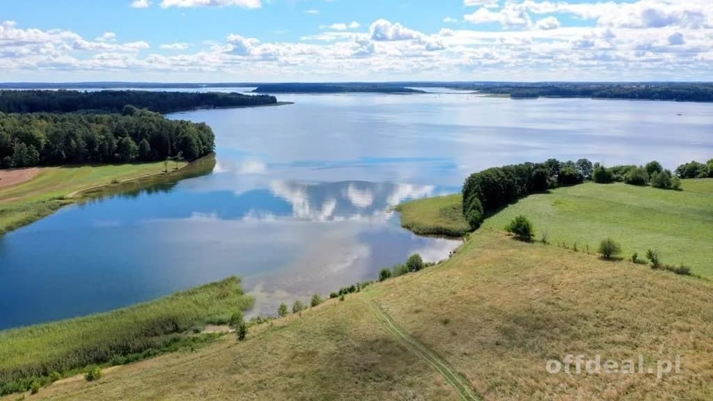 Działka bud. 2,1 ha z linią brzegową jeziora Mamry