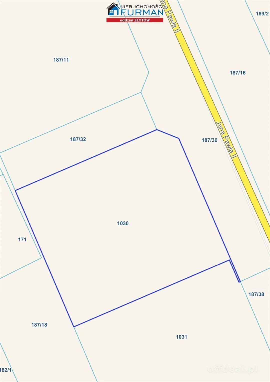 Działka pod zabudowę wielorodzinną, Okonek