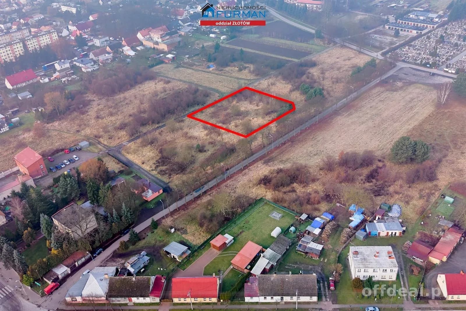 Działka pod zabudowę wielorodzinną, Okonek