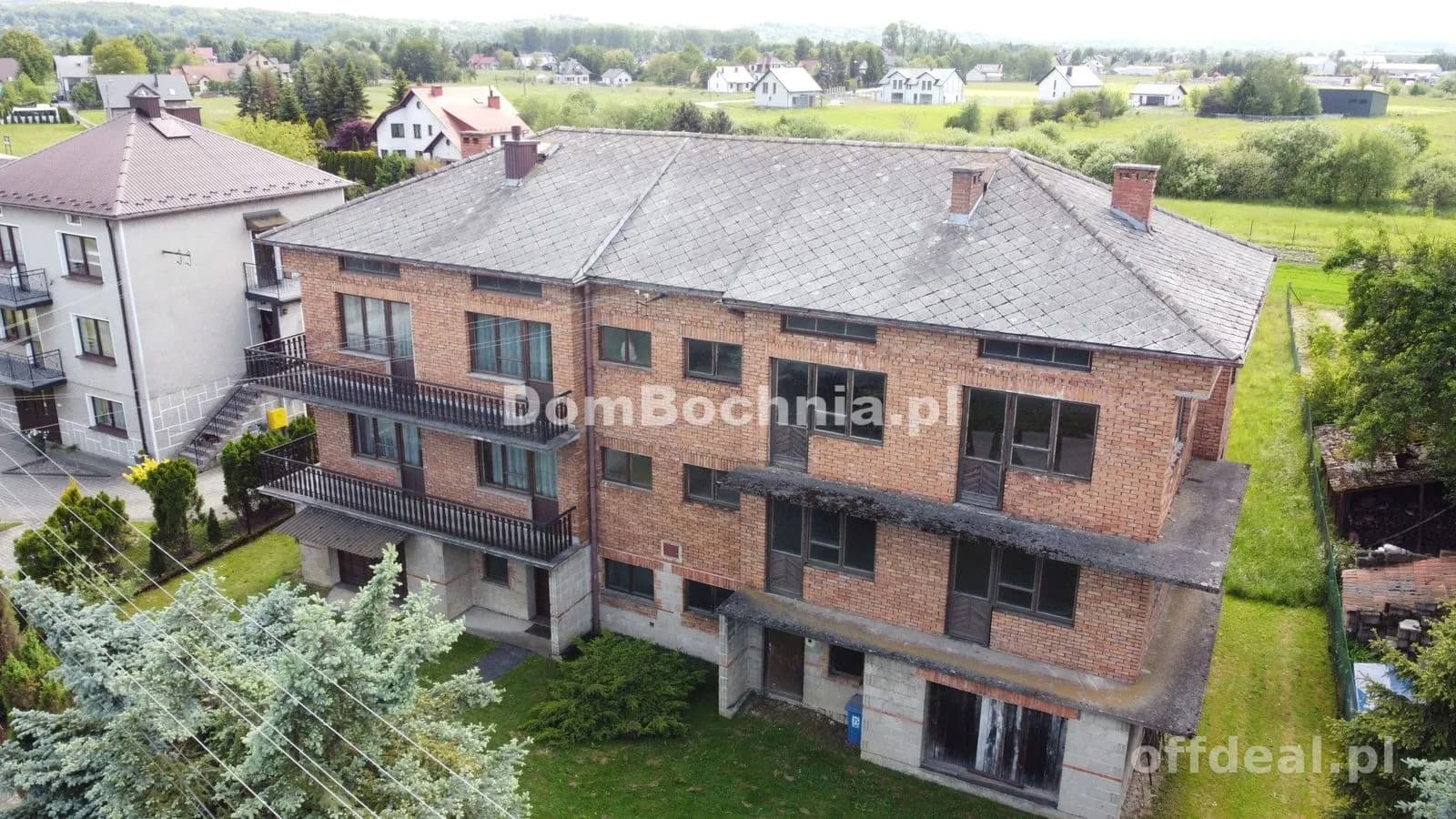 Duży dom Bliźniak Damienice koło Bochni