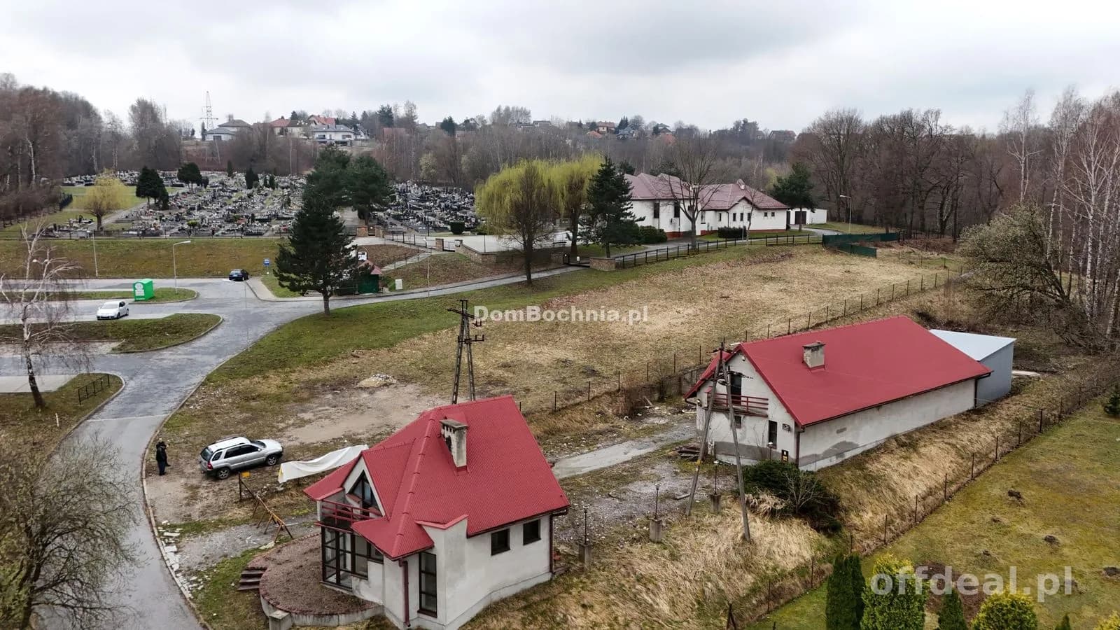 Pod działalność Bochnia Podedworze Cmentarz Łychów