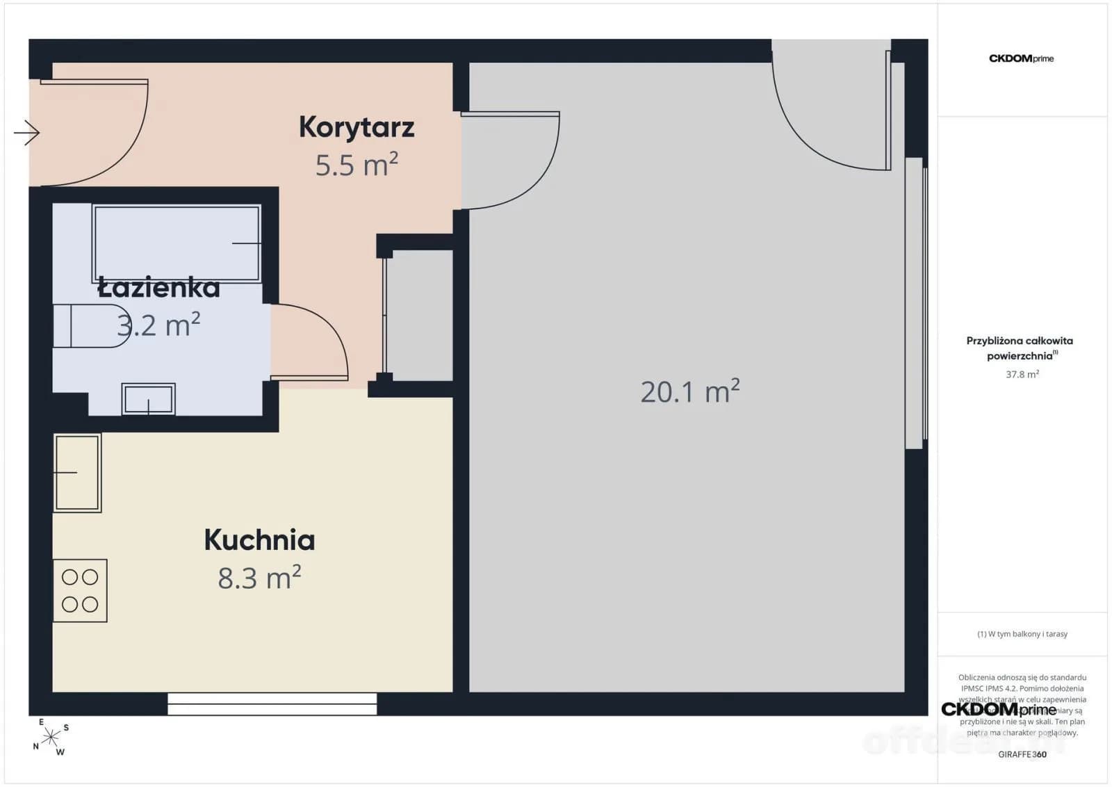 Zdjęcie 12: Mieszkanie, 1 pokoje, 37 m², Kielce