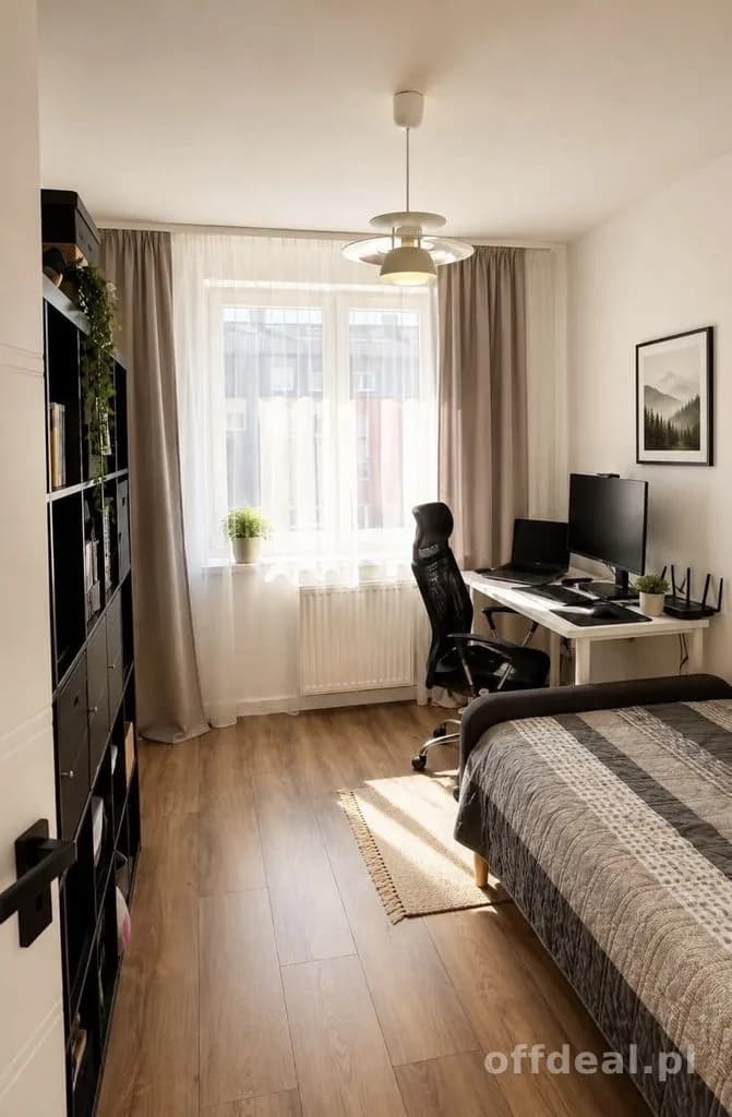 Słoneczne, przestrzenne 3-pokojowe, balkon, garaż