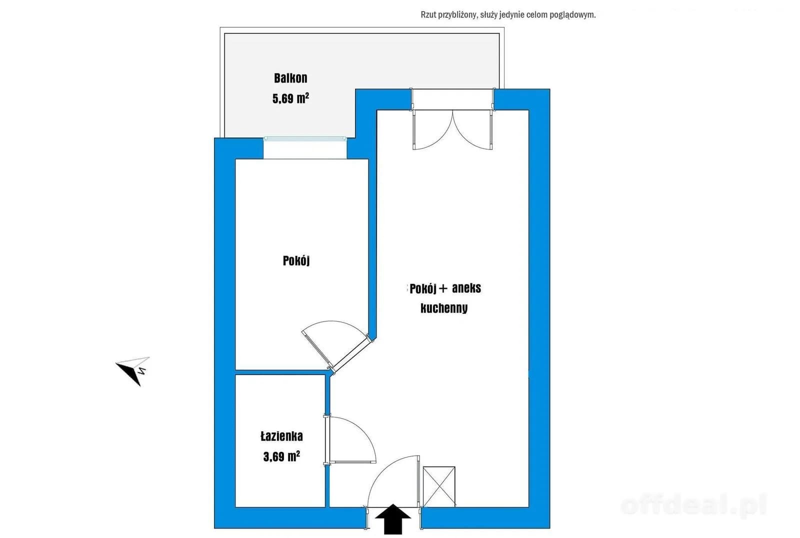 Photo 5: Appartement, 2 rooms, 34 m², Kołobrzeg