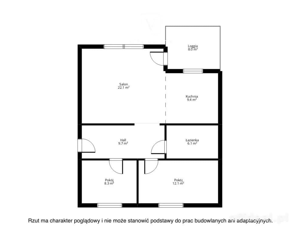 Apartament z ogródkiem w budynku 4-lokalowym
