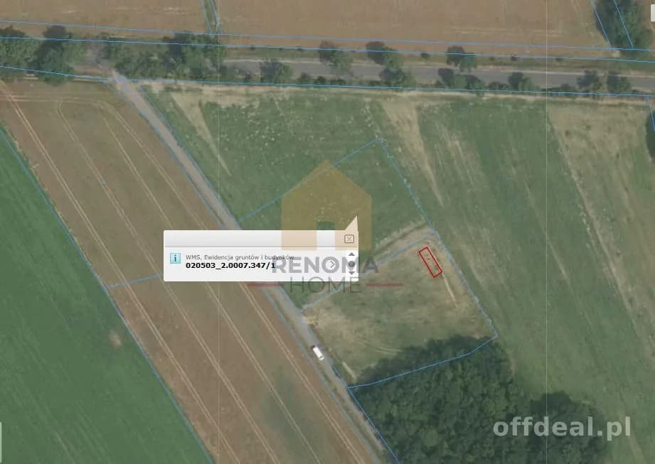 plot for sale in Myślinów | 3,000 m²