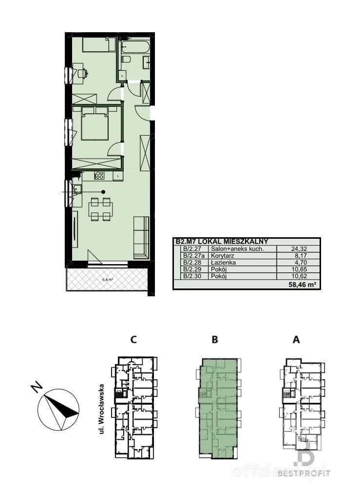 Mieszkanie 3pok/NOWE Osiedle/ Wrocławska Słupsk