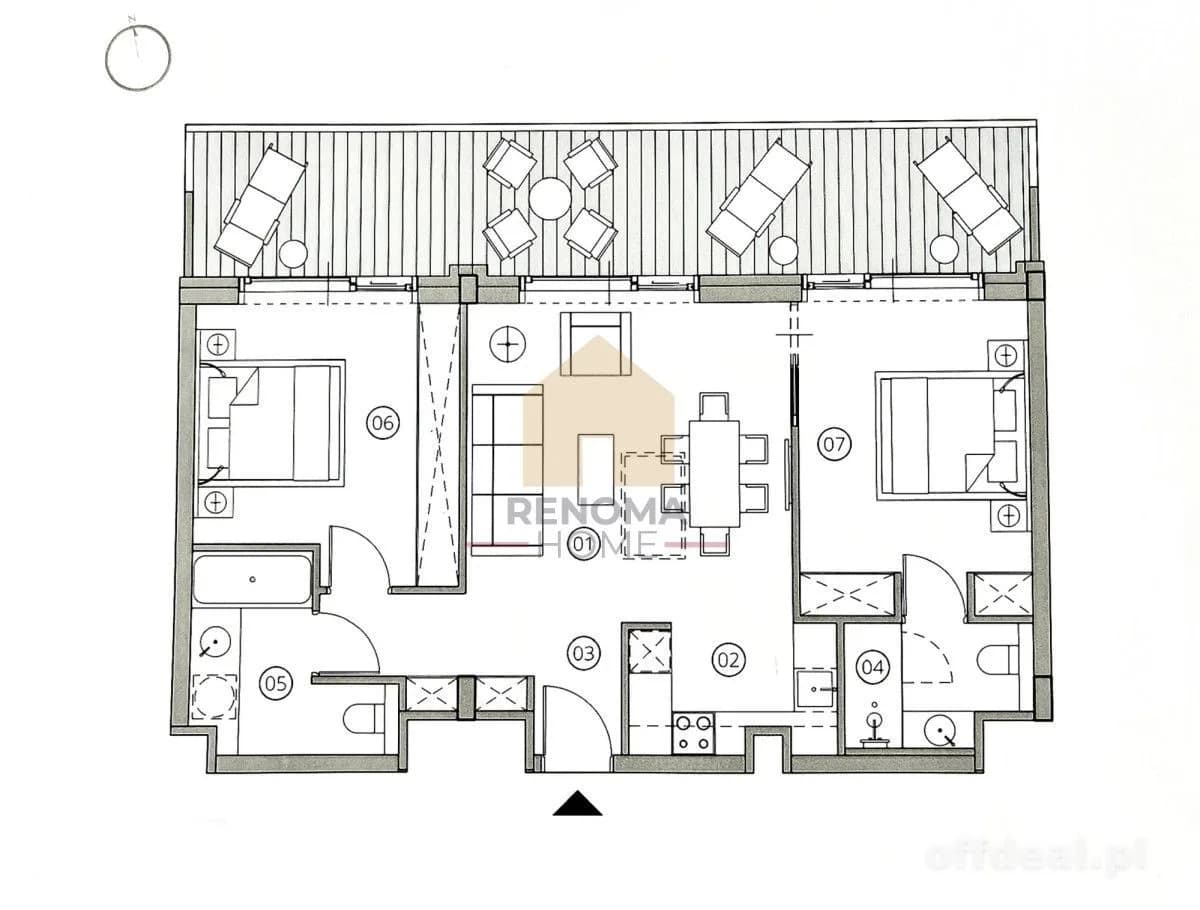 Zdjęcie 8: Mieszkanie, 3 pokoje, 70 m², Wrocław