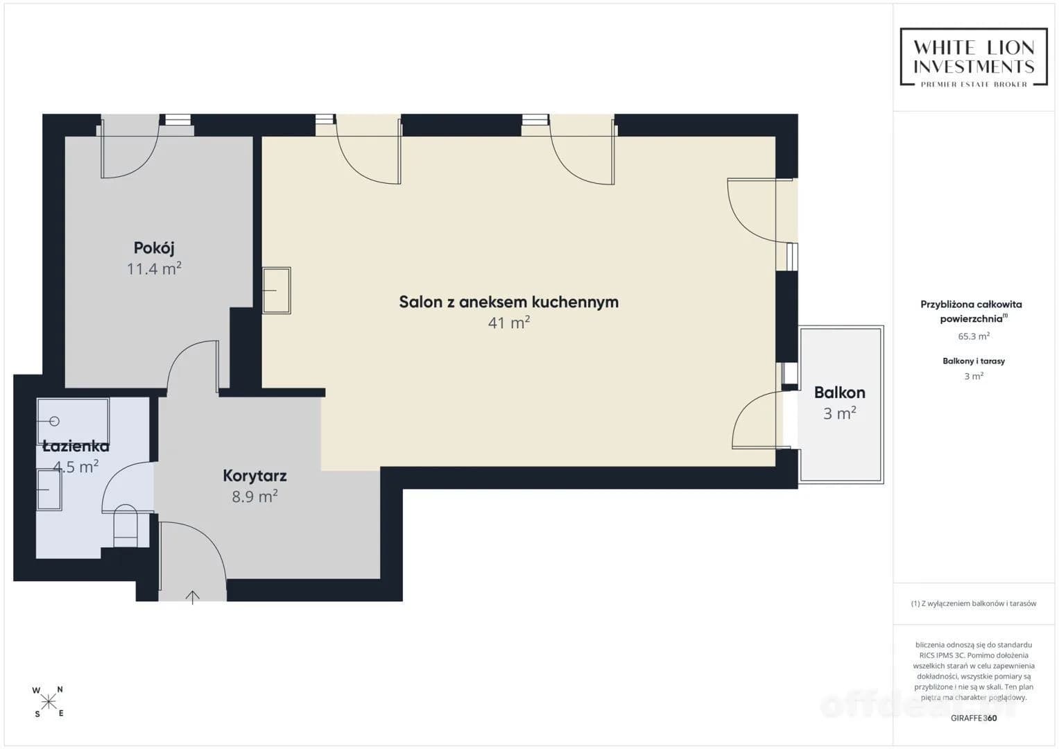 2-room apartment for sale in Warszawa, Śródmieście, Śródmieście Północne | 65.3 m²