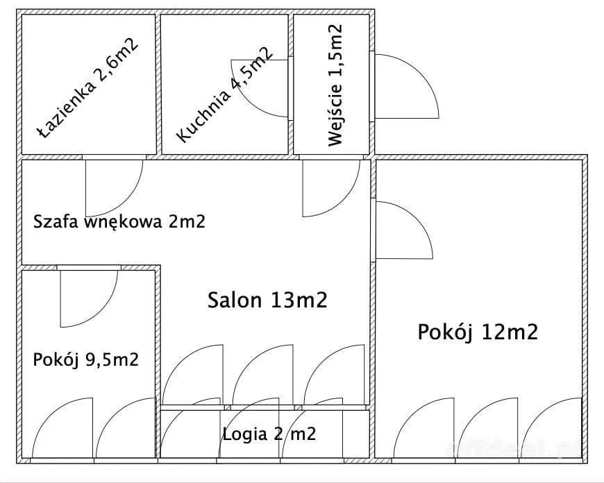 3-room apartment for sale in Wrocław, Fabryczna, Grabiszyn | 46.8 m²