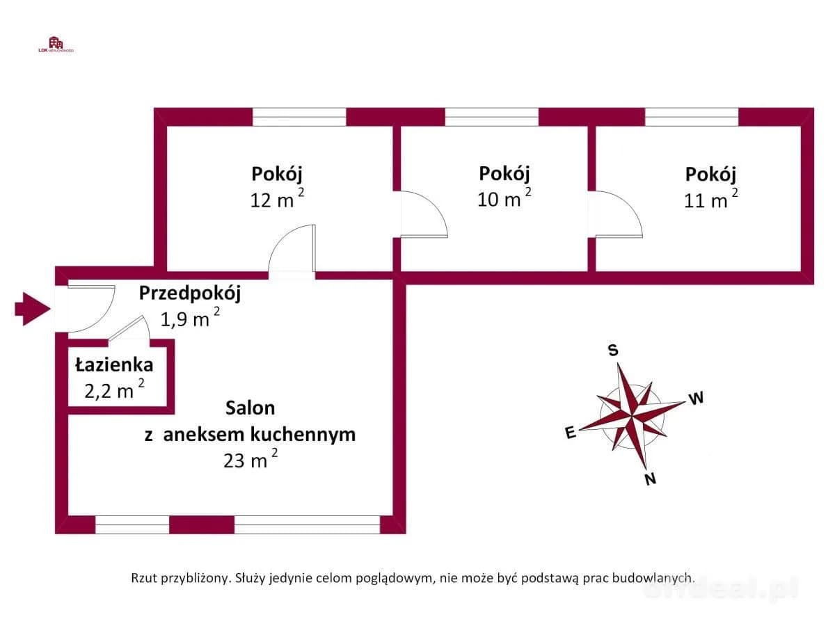 Mieszkanie w sercu gdańskiego Wrzeszcza