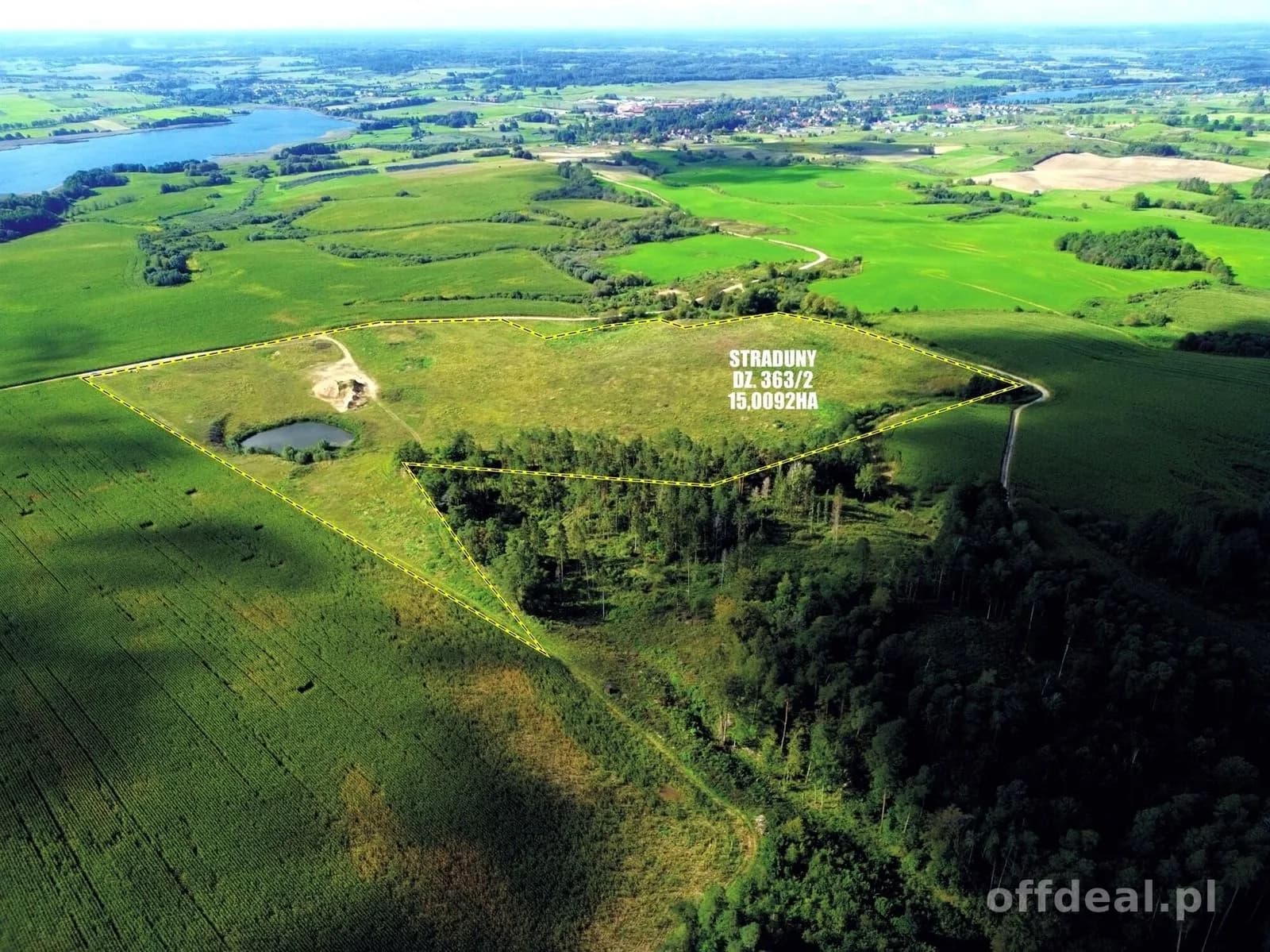 terrain à vendre à Ełk, Straduny | 150 092 m²