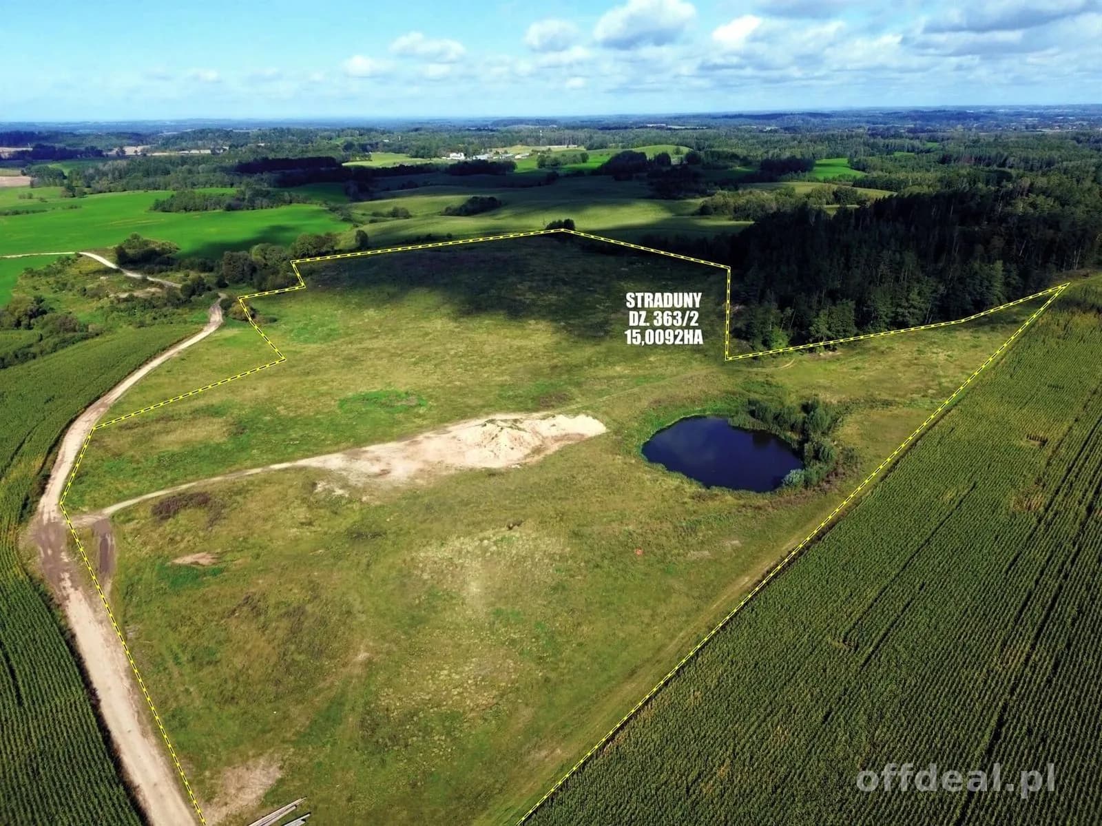 terrain à vendre à Ełk, Straduny | 150 092 m²
