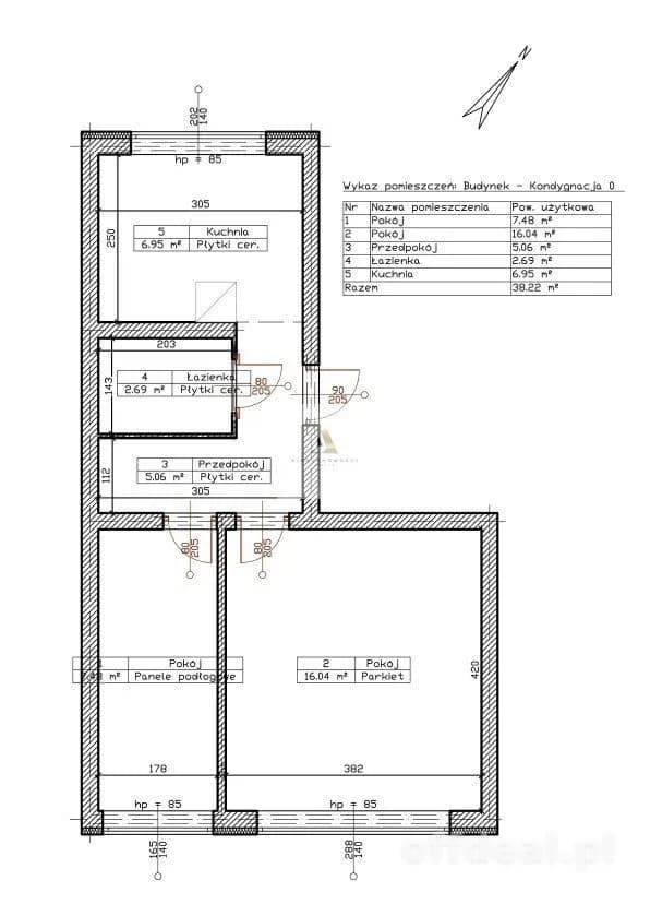 appartement à vendre à Wrocław, Różanka | 2 pièces | 38,22 m²