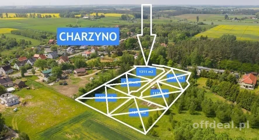 ділянка на продаж у Charzyno | 1 311 m²