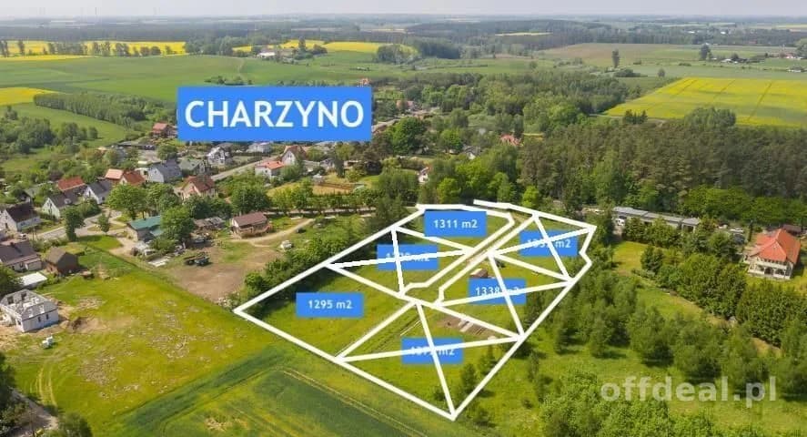 ділянка на продаж у Charzyno | 1 311 m²