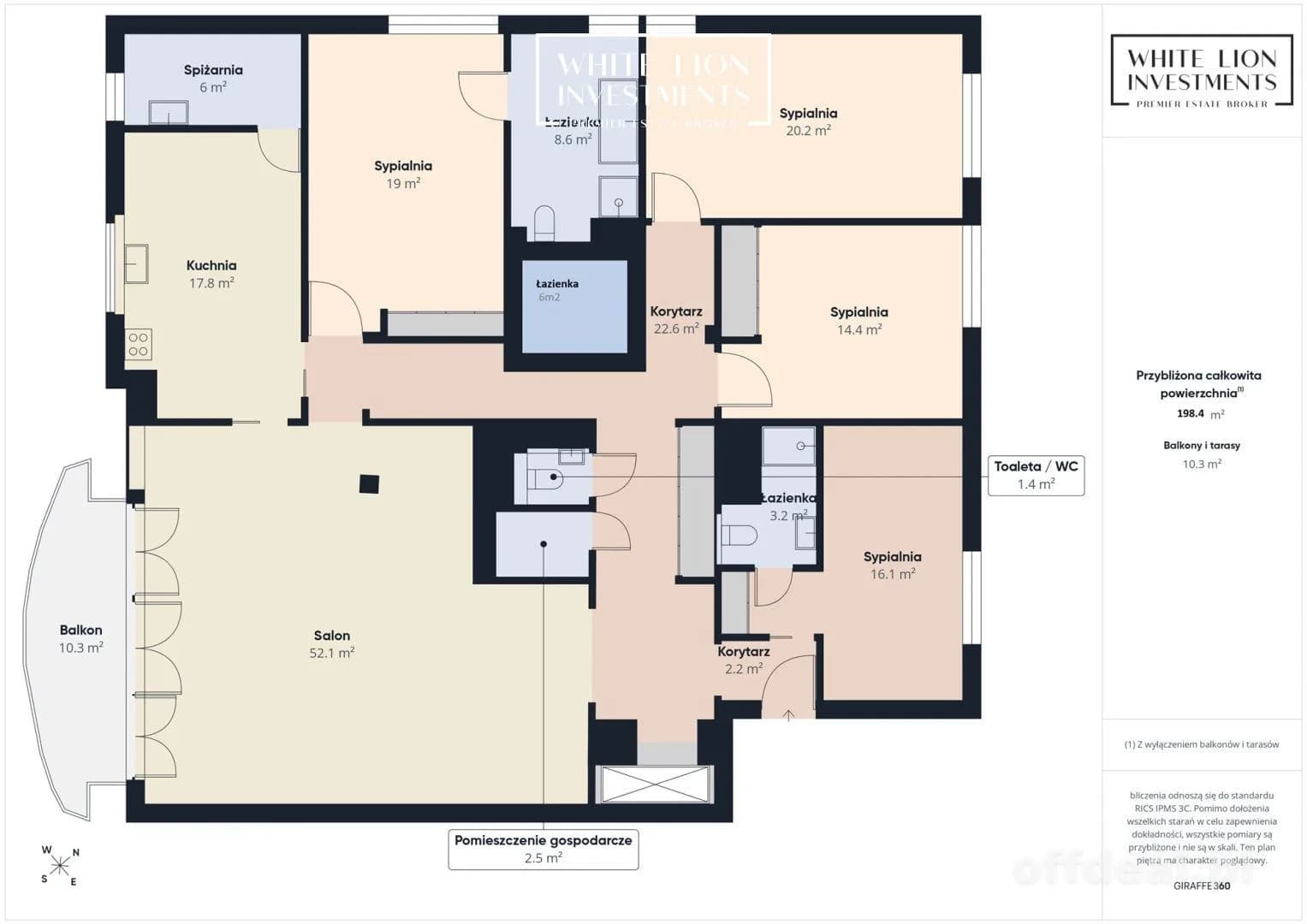 198 m² z prywatnym wjazdem windą|Mokotów|5 pokoi