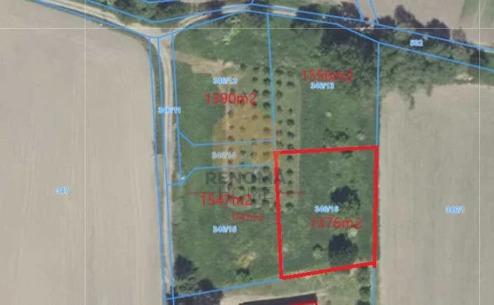 terrain à vendre à Słupice | 1 376 m²