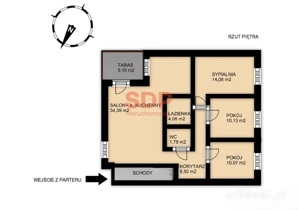 4-Zimmer Wohnung zum Verkauf in Wysoka, Krzyki, Ołtaszyn | 89,53 m²