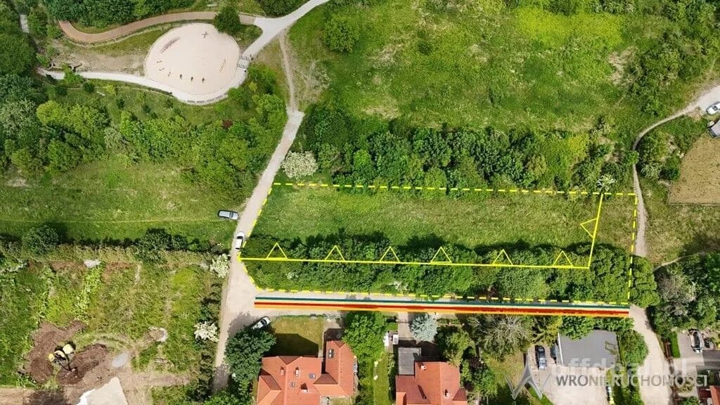 Działka budowlana mieszkaniowo-usługowa na Różance