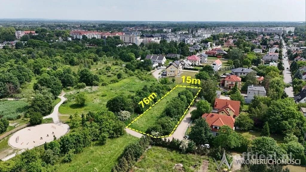 Działka budowlana mieszkaniowo-usługowa na Różance