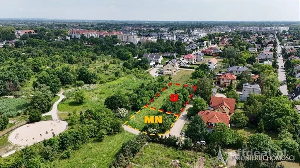 Działka budowlana mieszkaniowo-usługowa na Różance