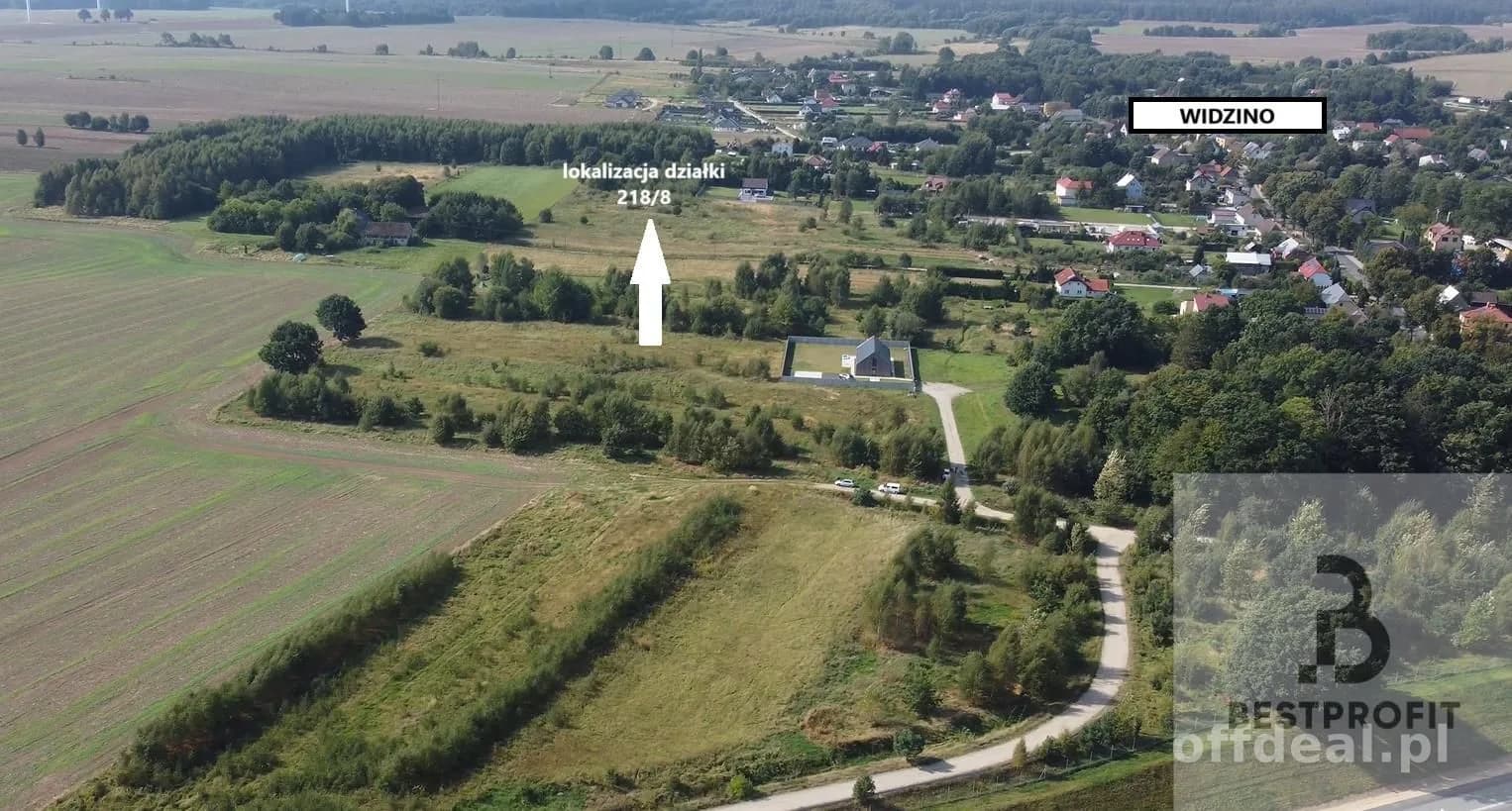 Na sprzedaż działka budowlana Widzino koło Słupska