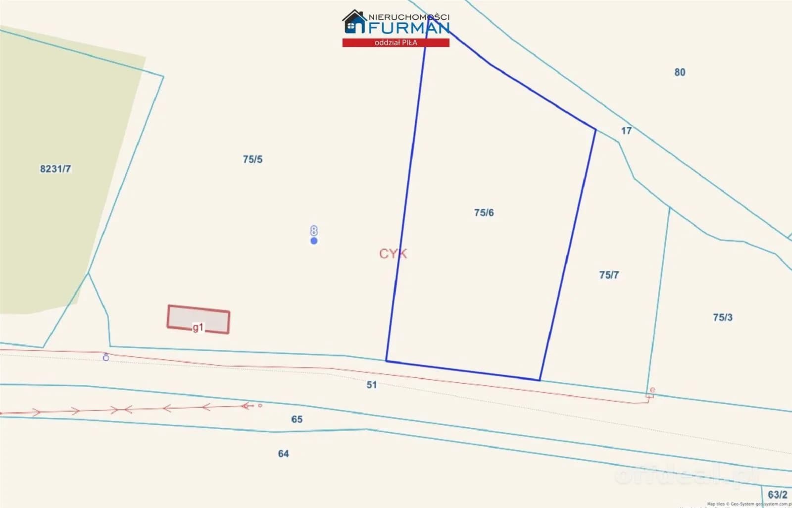 plot for sale in Szydłowo | 1,400 m²
