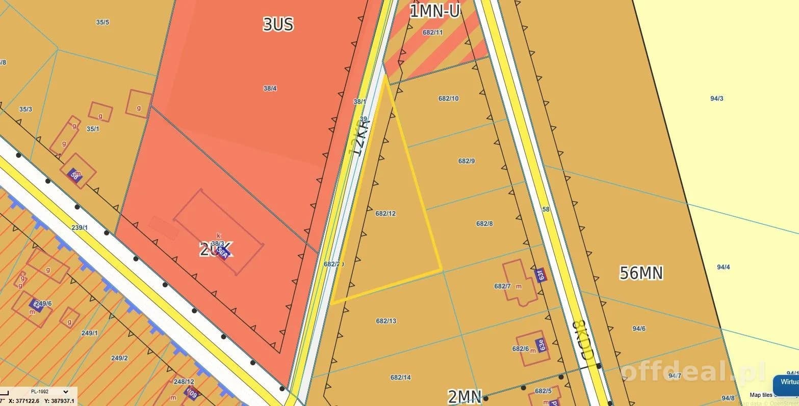 plot for sale in Boguszyce | 1,851 m²