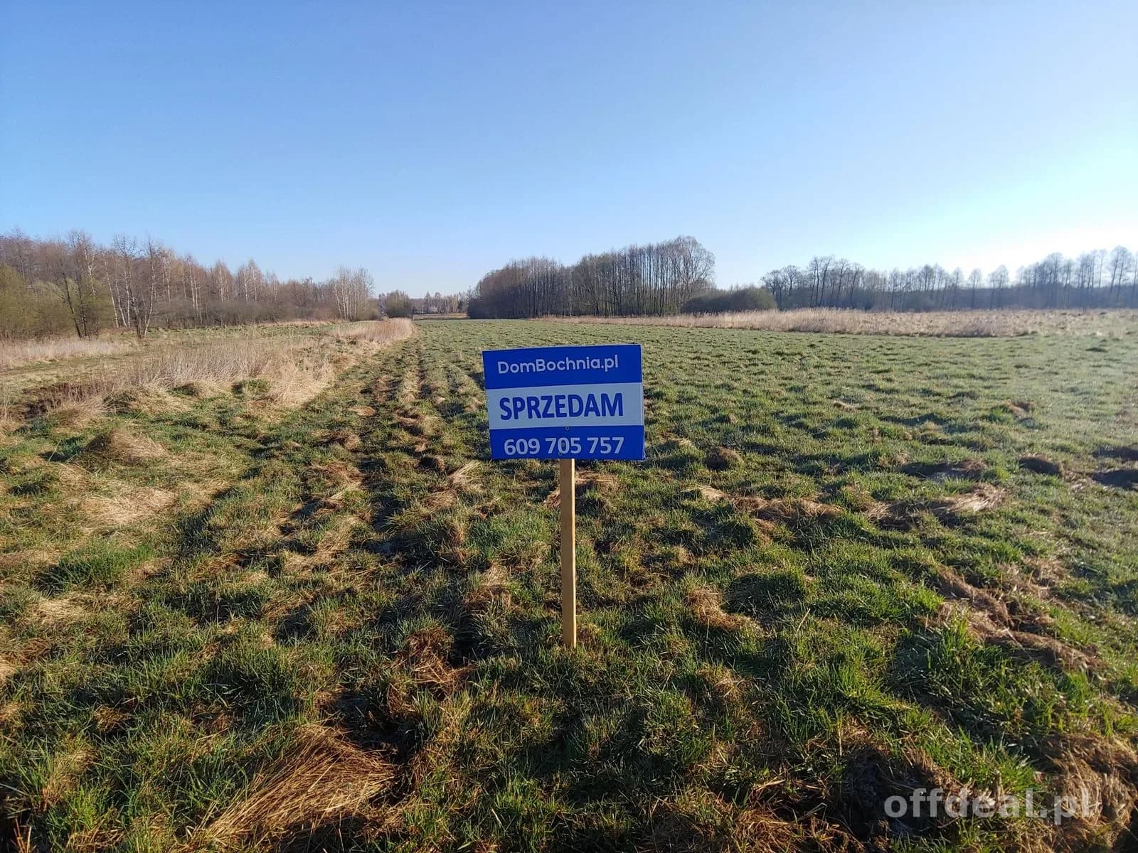 Kształtna działka budowlana 85ar Bratucice Rzezawa